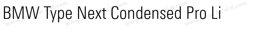 BMW Type Next Condensed Pro Light字体转换